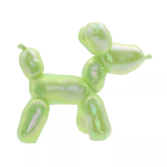 Other - Neon Green Halloween Balloon Dog Plush Stuffed Animal 8” Long Cute